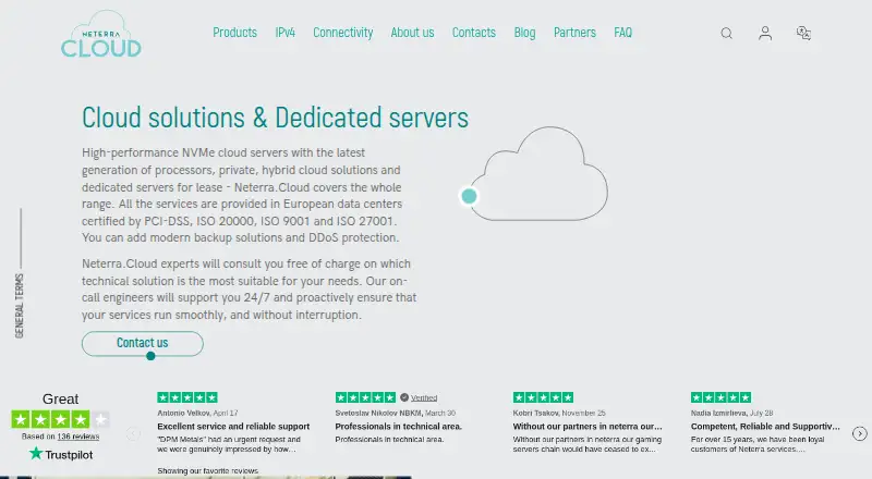Neterra Dedicated Servers screenshot