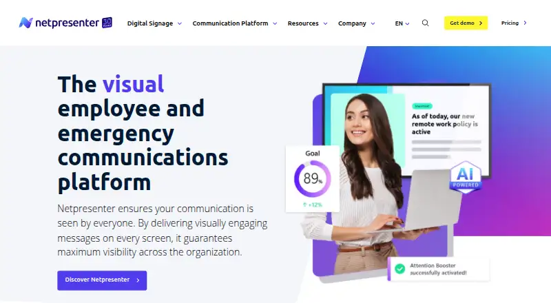 Netpresenter screenshot