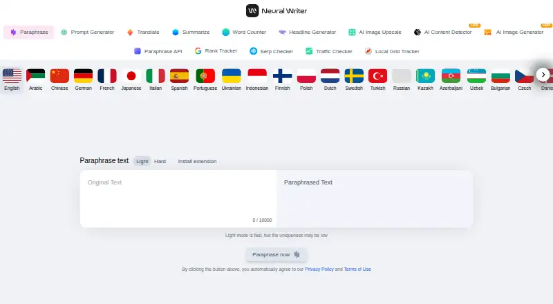 NeuralWriter screenshot