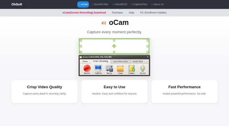 oCam screenshot