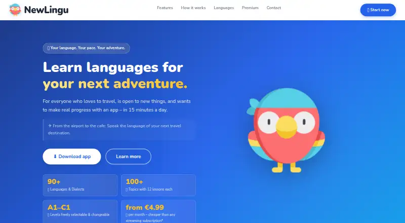 NewLingu screenshot