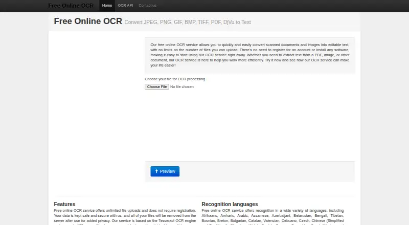 NewOCR screenshot