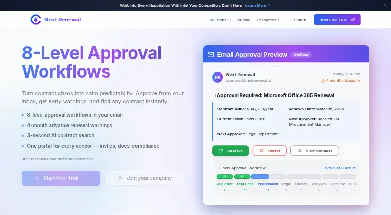 Next Renewal screenshot