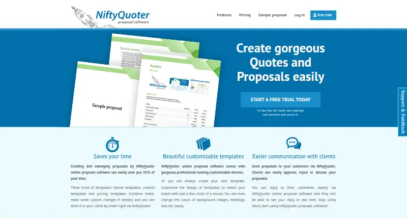 NiftyQuoter screenshot