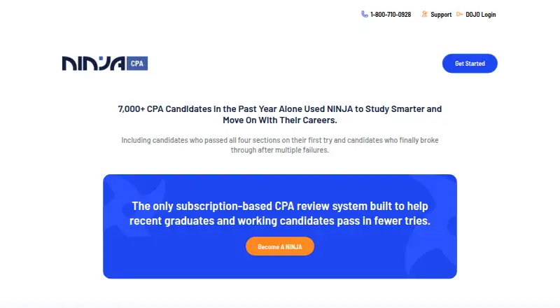 NINJA CPA Review screenshot
