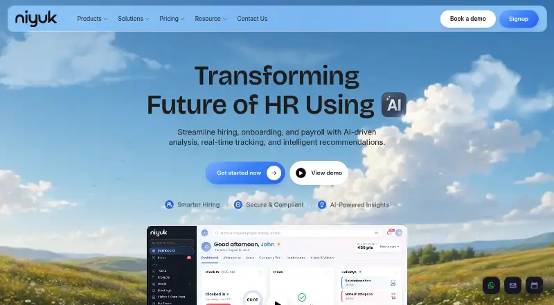 Niyuk HR screenshot