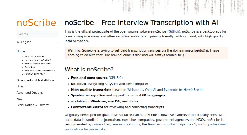noScribe screenshot