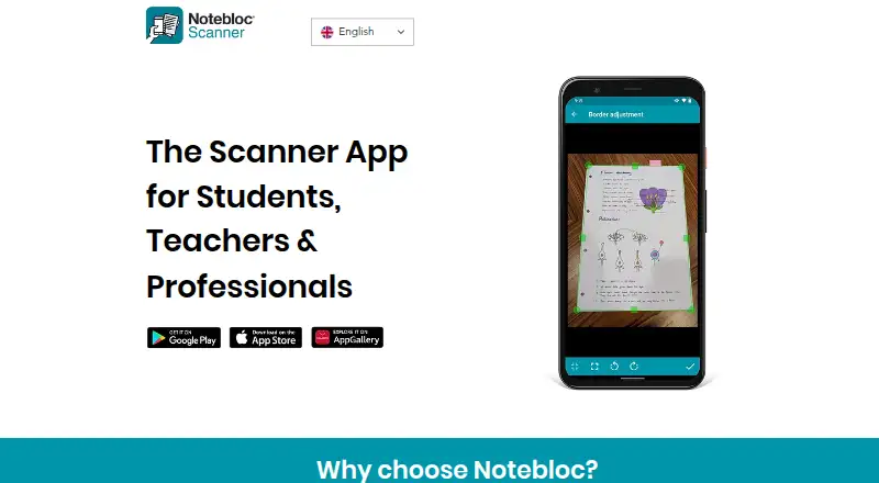Notebloc Scanner screenshot