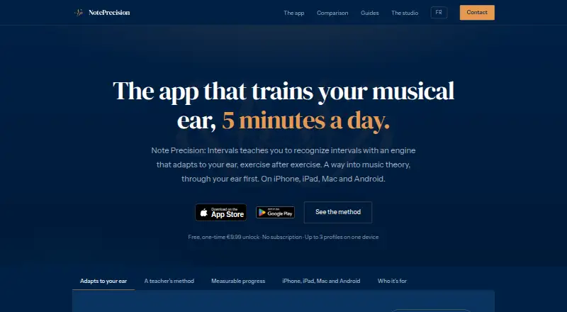 Note Precision: Intervals screenshot