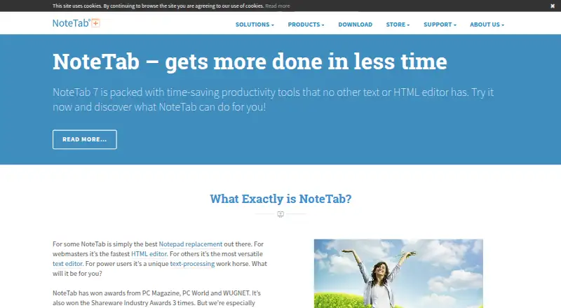 NoteTab screenshot