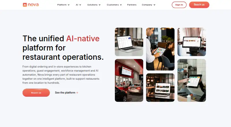 Nova Online Ordering screenshot