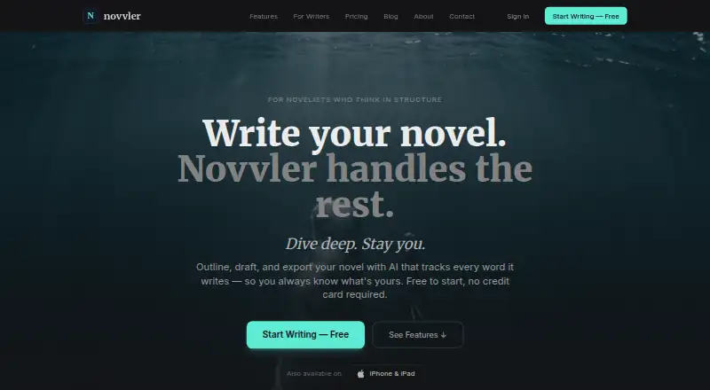 Novvler screenshot