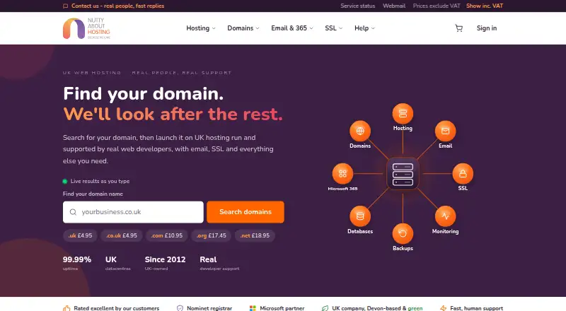 Nutty About Hosting ASP.NET Hosting screenshot