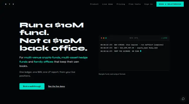 NYX Suite screenshot