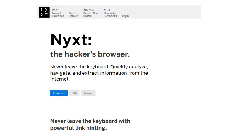 Nyxt screenshot