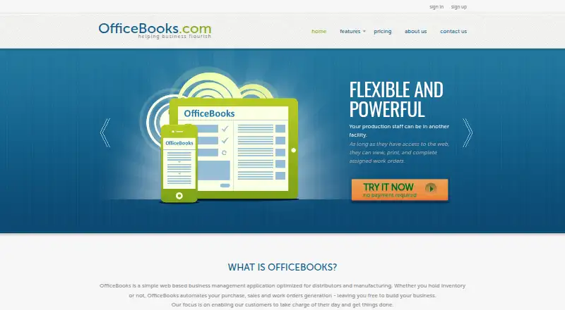 OfficeBooks screenshot