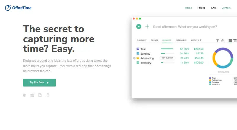 OfficeTime screenshot