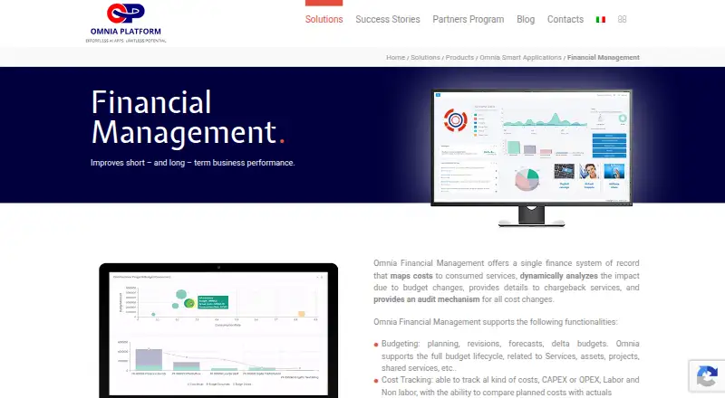 Omnia Financial Management screenshot