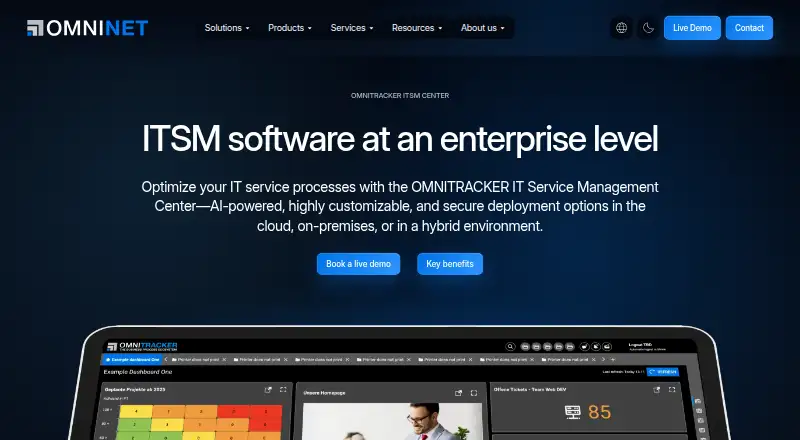 OMNITRACKER GRC Center screenshot