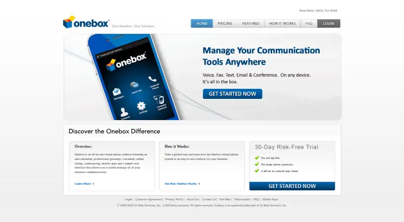 Onebox screenshot