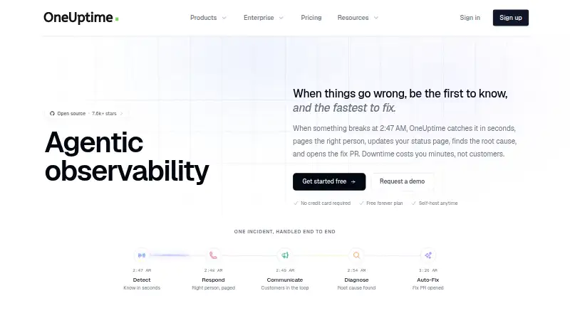 OneUptime screenshot