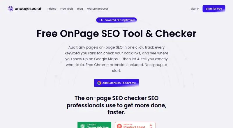 OnPageSEO.ai screenshot