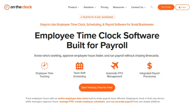 OnTheClock screenshot