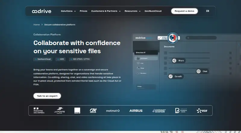 Oodrive Work screenshot