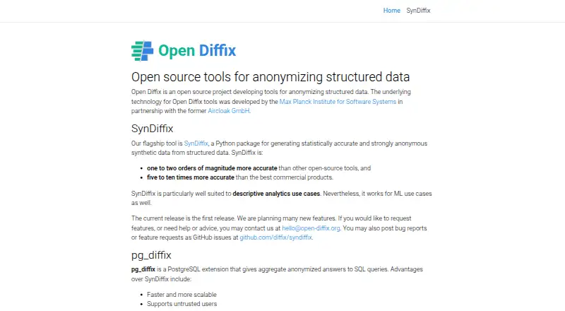 Open Diffix screenshot