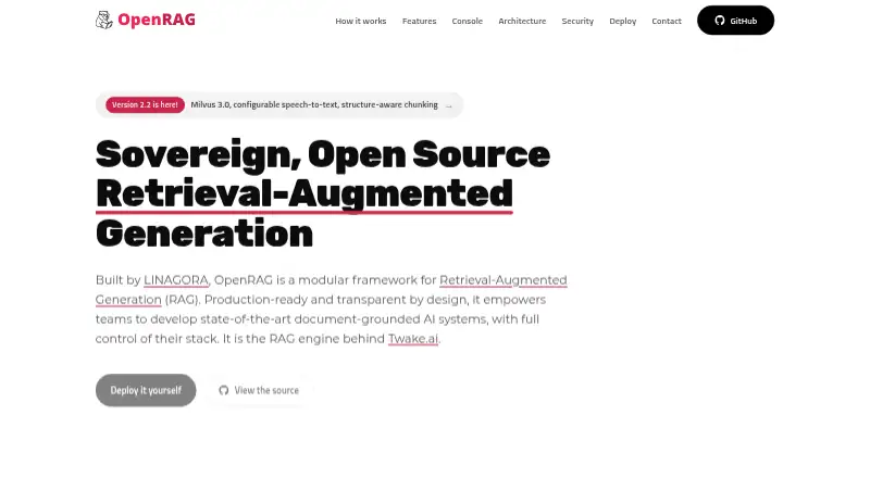 OpenRAG screenshot