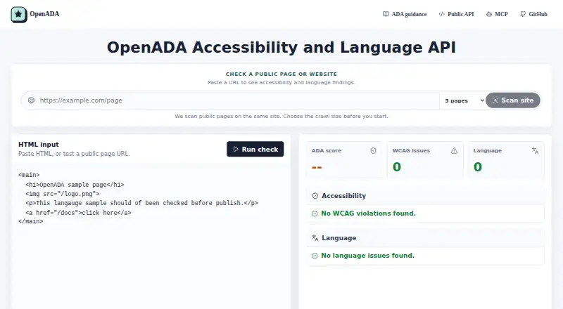OpenADA screenshot