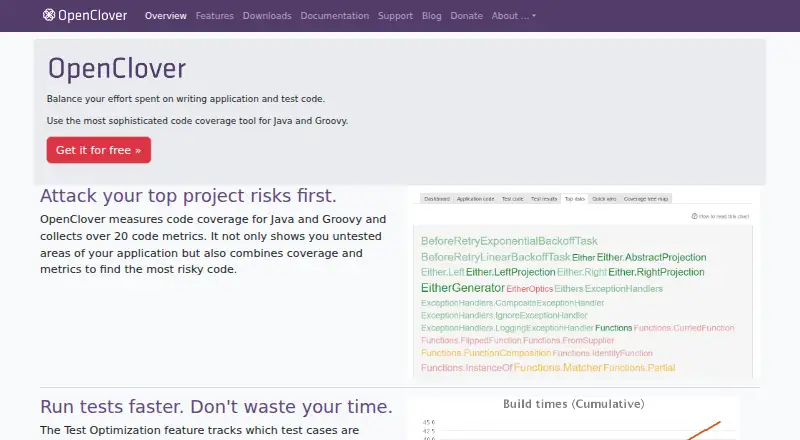 OpenClover screenshot