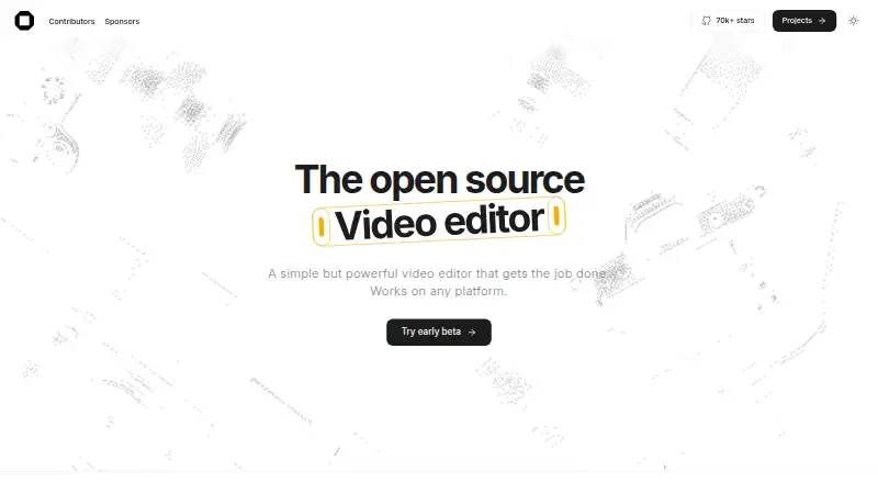 OpenCut screenshot