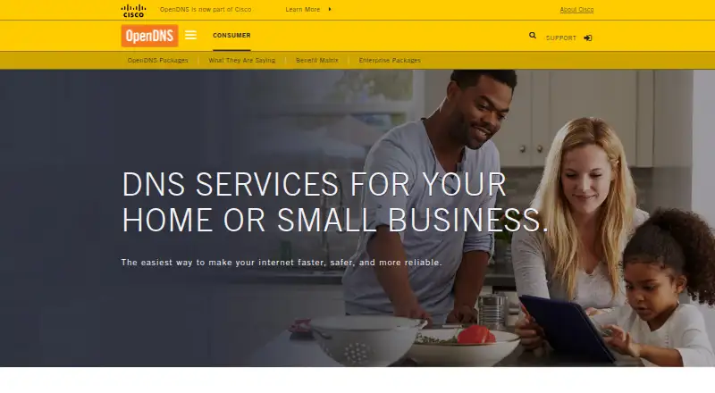 OpenDNS Home screenshot