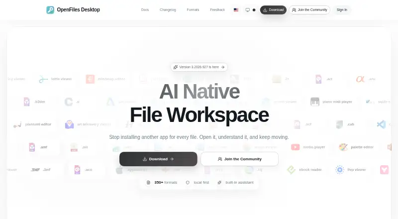 OpenFiles screenshot