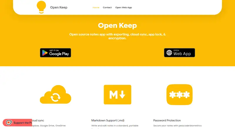 Open Keep screenshot