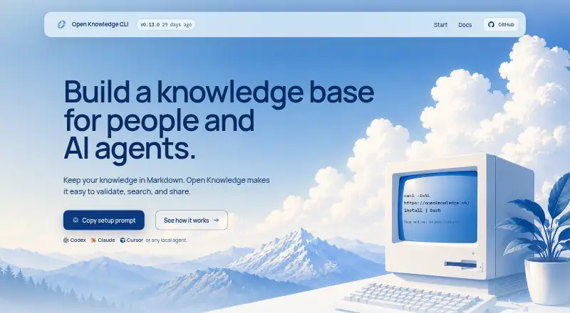 Open Knowledge CLI screenshot