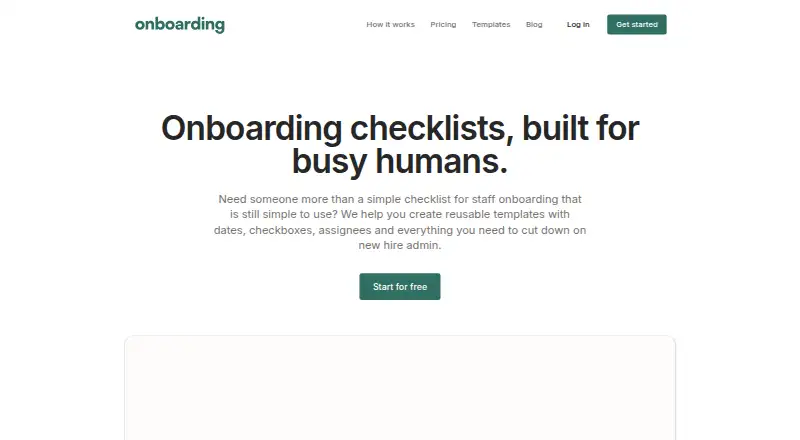 Open Onboarding screenshot