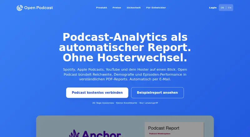 Open Podcast screenshot