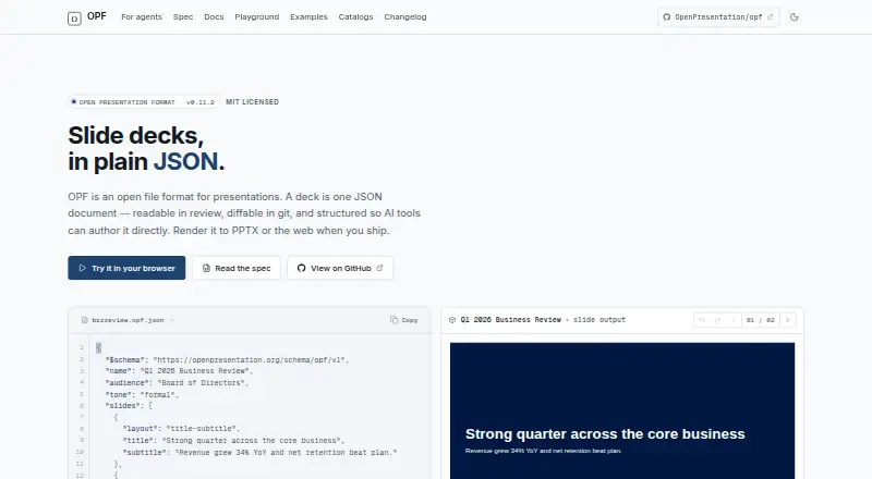 OpenPresentation screenshot