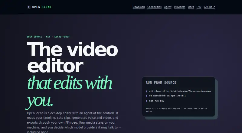 OpenScene screenshot
