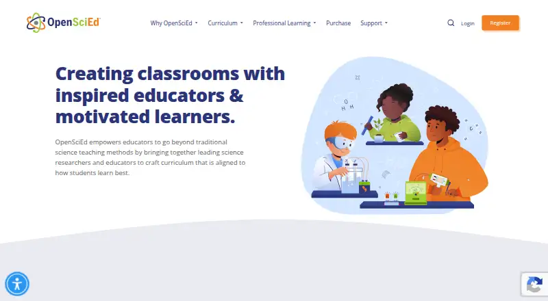 OpenSciEd screenshot