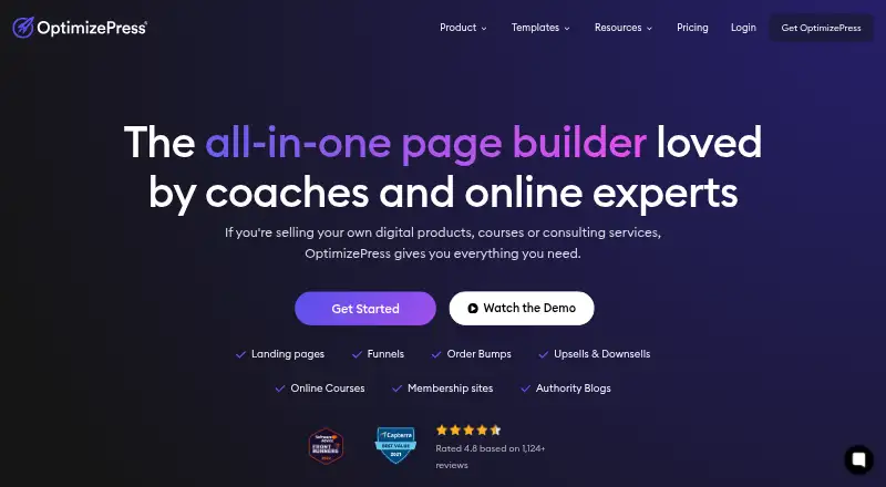 OptimizePress screenshot