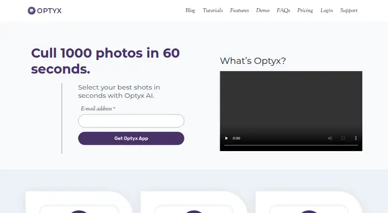 Optyx screenshot