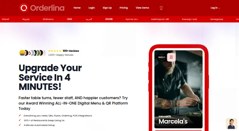 Orderlina screenshot
