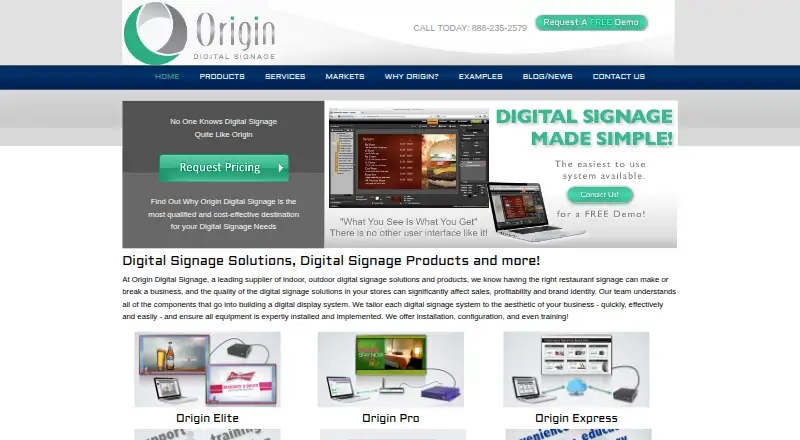 Origin Express screenshot