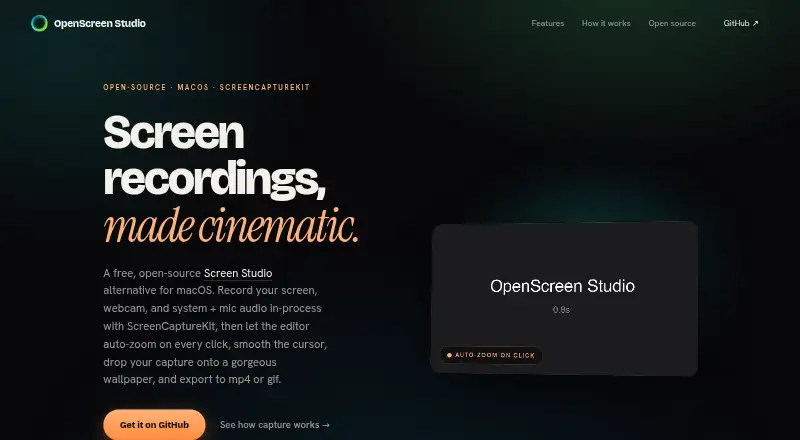OpenScreen Studio screenshot