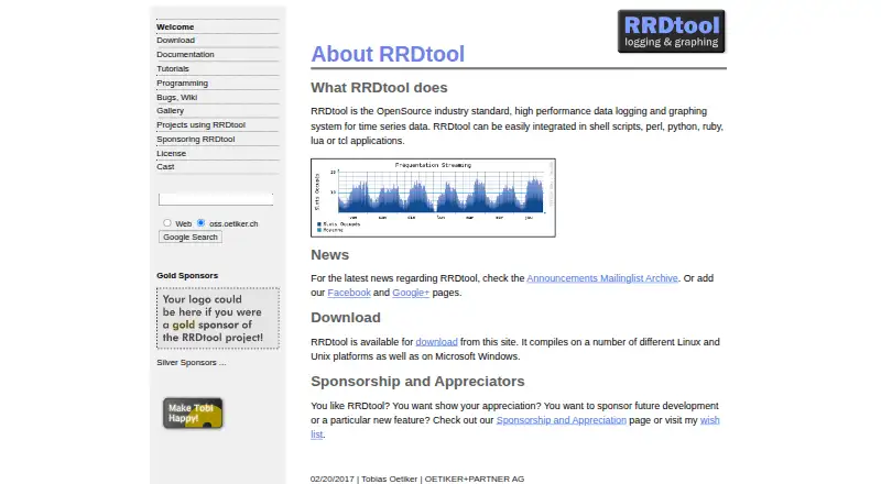 RRDtool screenshot