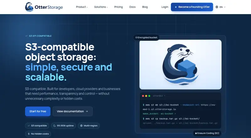 OtterStorage screenshot