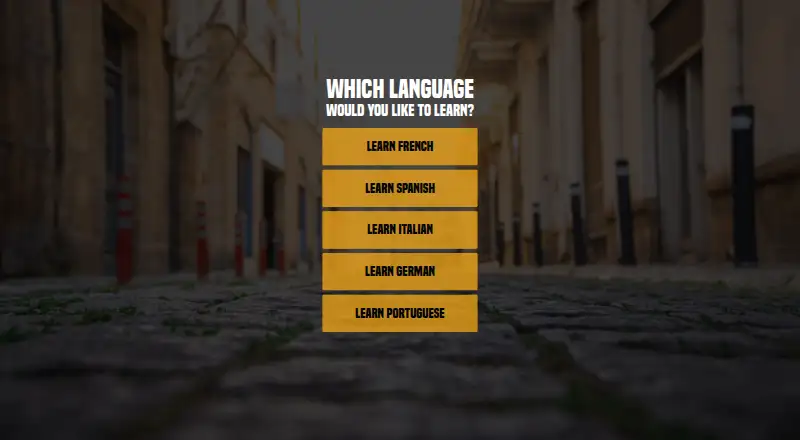 OUINO Languages screenshot